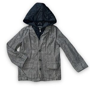 The Children’s Place Houndstooth‎ Plaid 2-in-1 Hooded Jacket 6